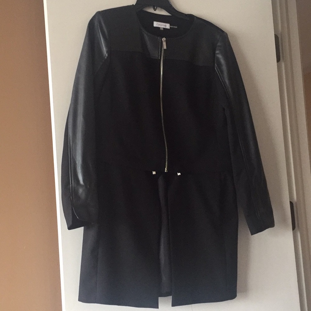 Calvin Klein zip off coat/jacket convertible